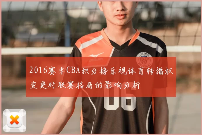 2016赛季CBA积分榜乐视体育转播权变更对联赛格局的影响分析