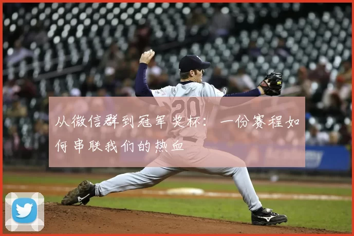 从微信群到冠军奖杯:一份赛程如何串联我们的热血